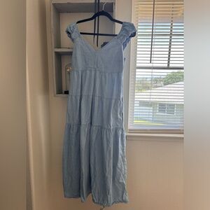 Old navy jean maxi dress